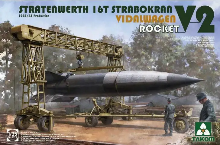 

Takom 2123 1/35 Scale V2 STRATENWERTH 16T STRABOKRAN HEAVY CRANE 1944/45 PRODUCTION Model Kit