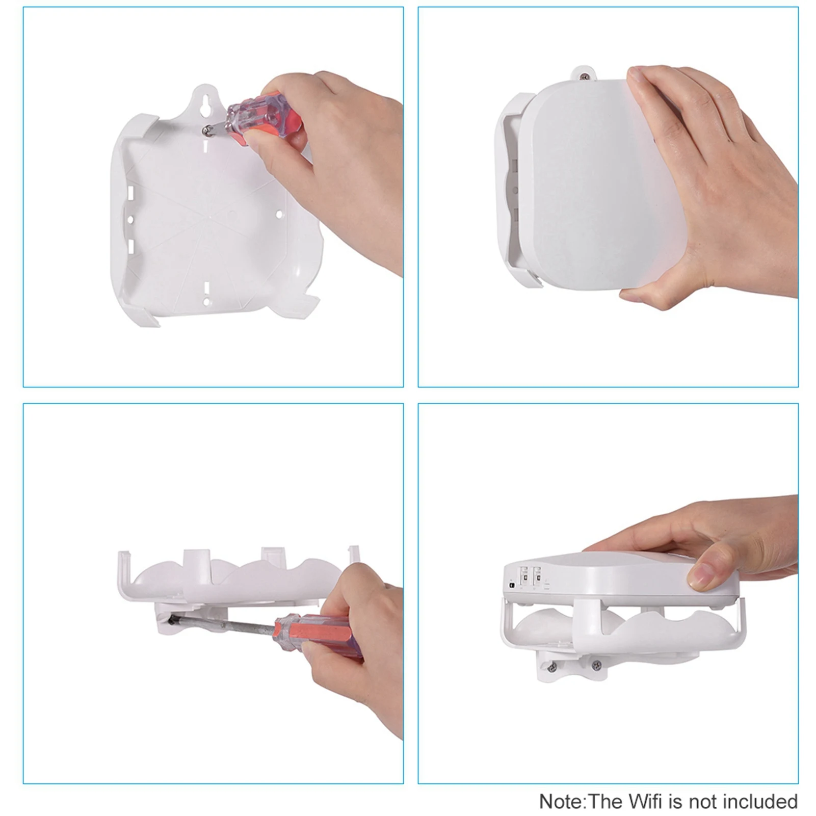 Wall Mount Bracket Ceiling Holder for  Home Wifi and for  Pro Wifi White 3 Pack Wall Mount Holder wifi mesh system