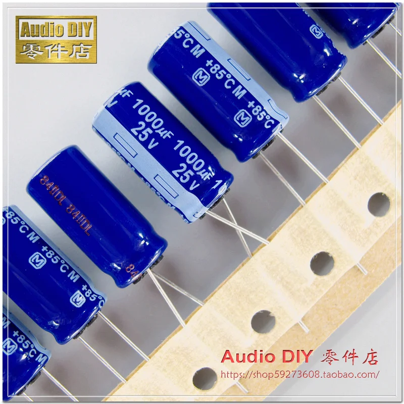 

10 шт./100 шт. Panas M Series 1000uF/25V электролитические конденсаторы