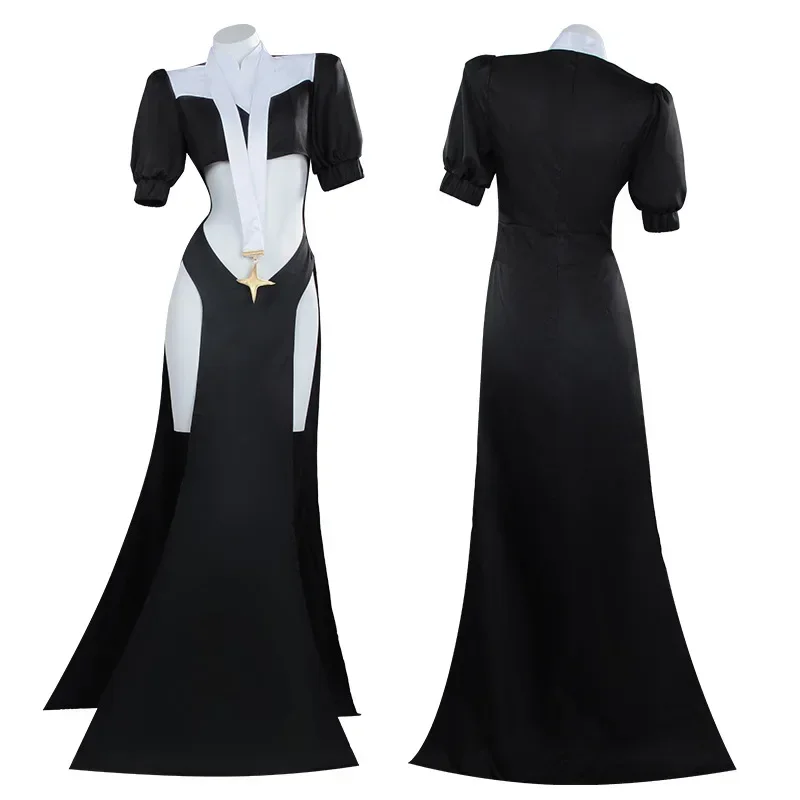 Anime Gushing Over Magical Girls Sister Gigant Cosplay Costumes Wig Combat Costume Sexy Women's Nun Halloween Carnival Suits