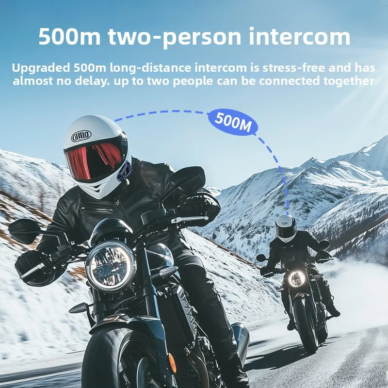Motorcycle two-person intercom multi-group chat helmet bluetooth headset new model