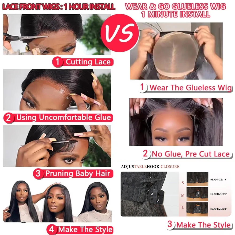 250% 40 46 30Inch 13x6 HD Body Wave Lace Front Human Hair Wigs Brazilian Lace Frontal Wig Glueless Wigs Human Hair Ready To Wear image 5