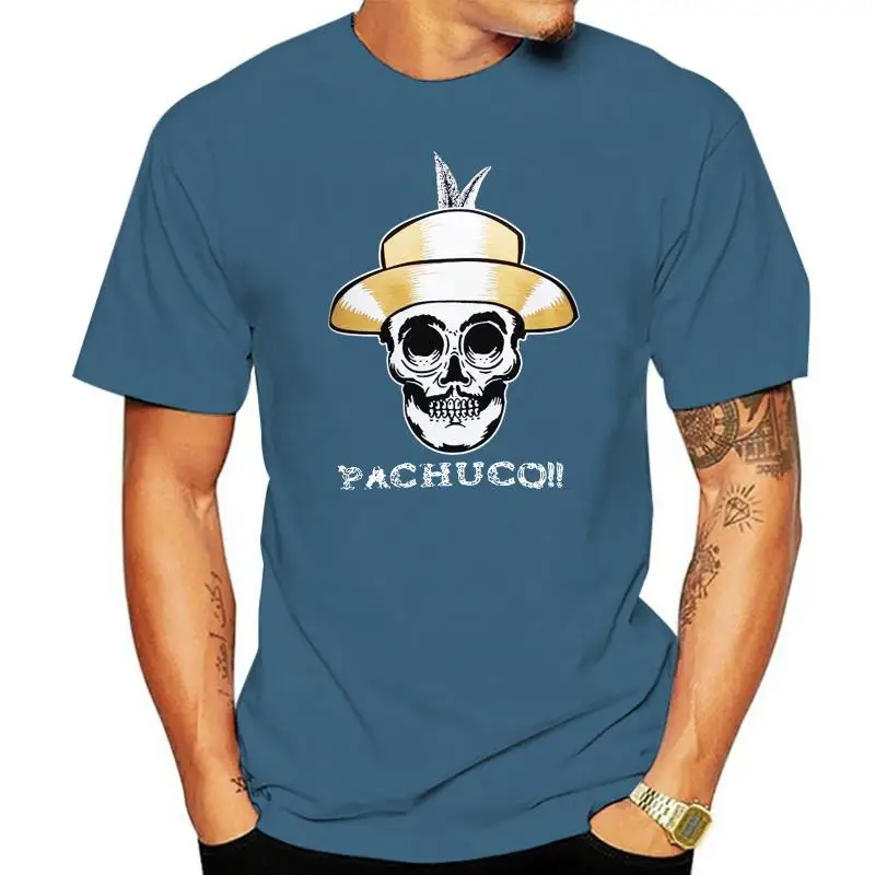 Pachuco Men& Mexican Chicano Hispanic Latino Old School T-Shirt Tops Tees Men  Short Sleeves Cotton T Shirt