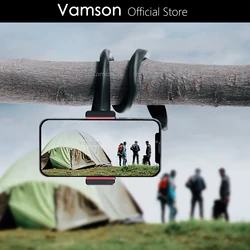 Vamson Action Camera Mount for GoPro 11 10 9 Insta360 X3 DJI Accessories Octopus Monopod Phone Holder Clip Stand Flexible Mount