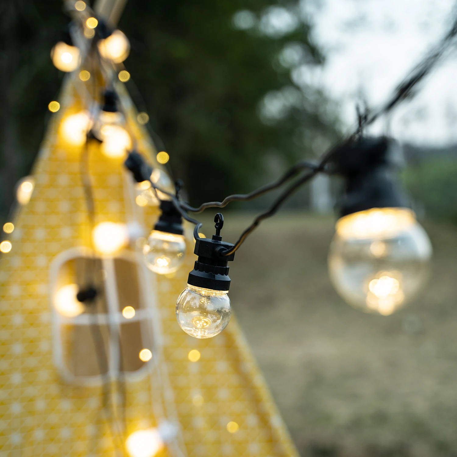 

10/15m Christmas Lights Outdoor Waterproof Garden Fairy Lights Room Bulb String G50 Globe Patio Decoration Wedding Holiday Party