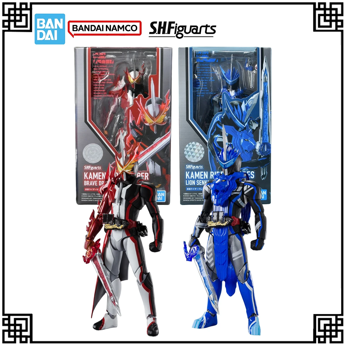

Bandai подлинный оригинал в наличии SHF Kamen Rider ‌ Аниме фигурка SABER BRAVE DRAGON BLADES LION SENKI фигурки игрушки для мальчиков