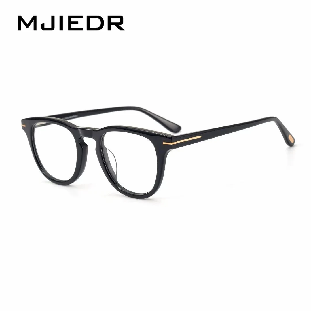 MJIEDR Retro New Style Acetate Optical Eyeglass Frames For Men Women Myopia Eyeware Luxury Reading Prescription Glasses Frame