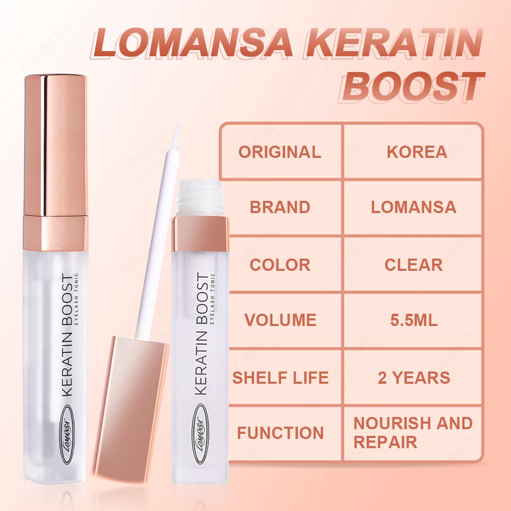 15 butelek 5.5ML Lomansa keratynowe rzęsy trwała Curling Boost profesjonalne przedłużanie rzęs Boost trwała ondulacja rzęs keratyna Boost