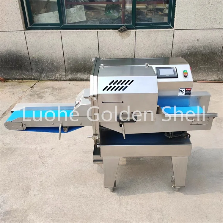 Fully automatic sausage cooked meat cutting slicing machine beef pork bacon smoked meat slicer