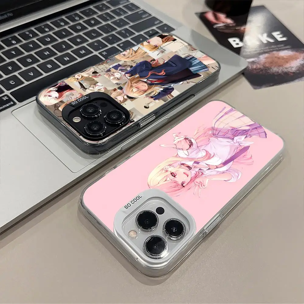 

Чехол для мобильного телефона Marin Kitagawa для iPhone 17, 16, 15, 14, 13, 12, 11 X XR XS 8 7 Pro Max Plus, полупрозрачный цветной защитный красивый