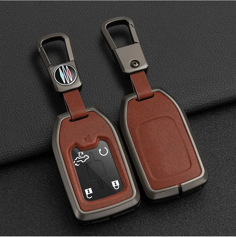 5/6 Buttons Alloy Car Remote Key Case Cover Shell Fob For Chevrolet Silverado Suburban Tahoe for GMC Yukon Sierra Acadia Terrain