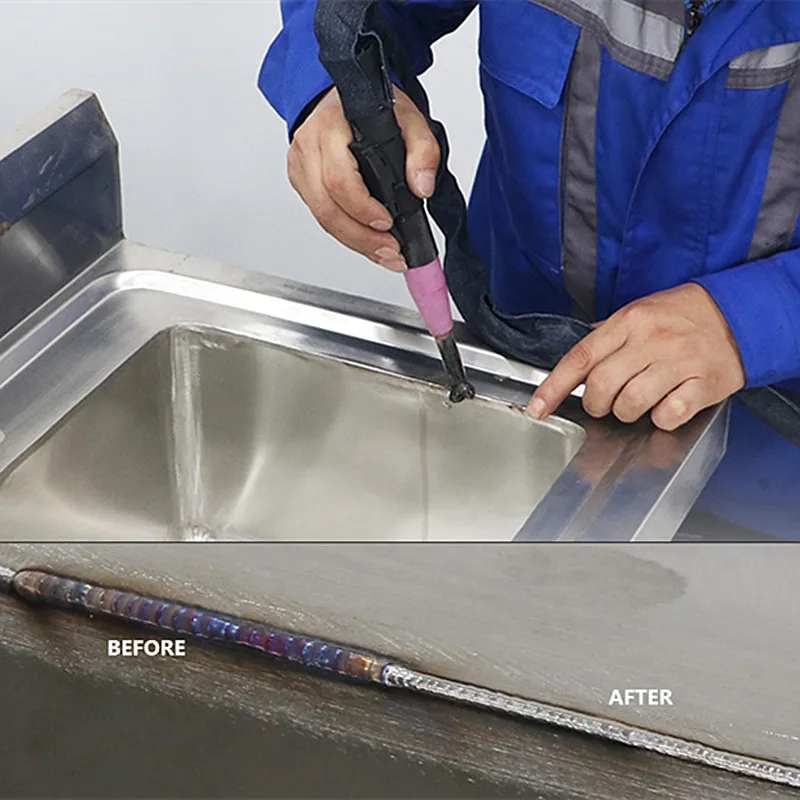 220V Stainless Steel Weld Bead Processor Argon Arc Welding Spot Weld Cleaning  Electrolytic Polishing Machine