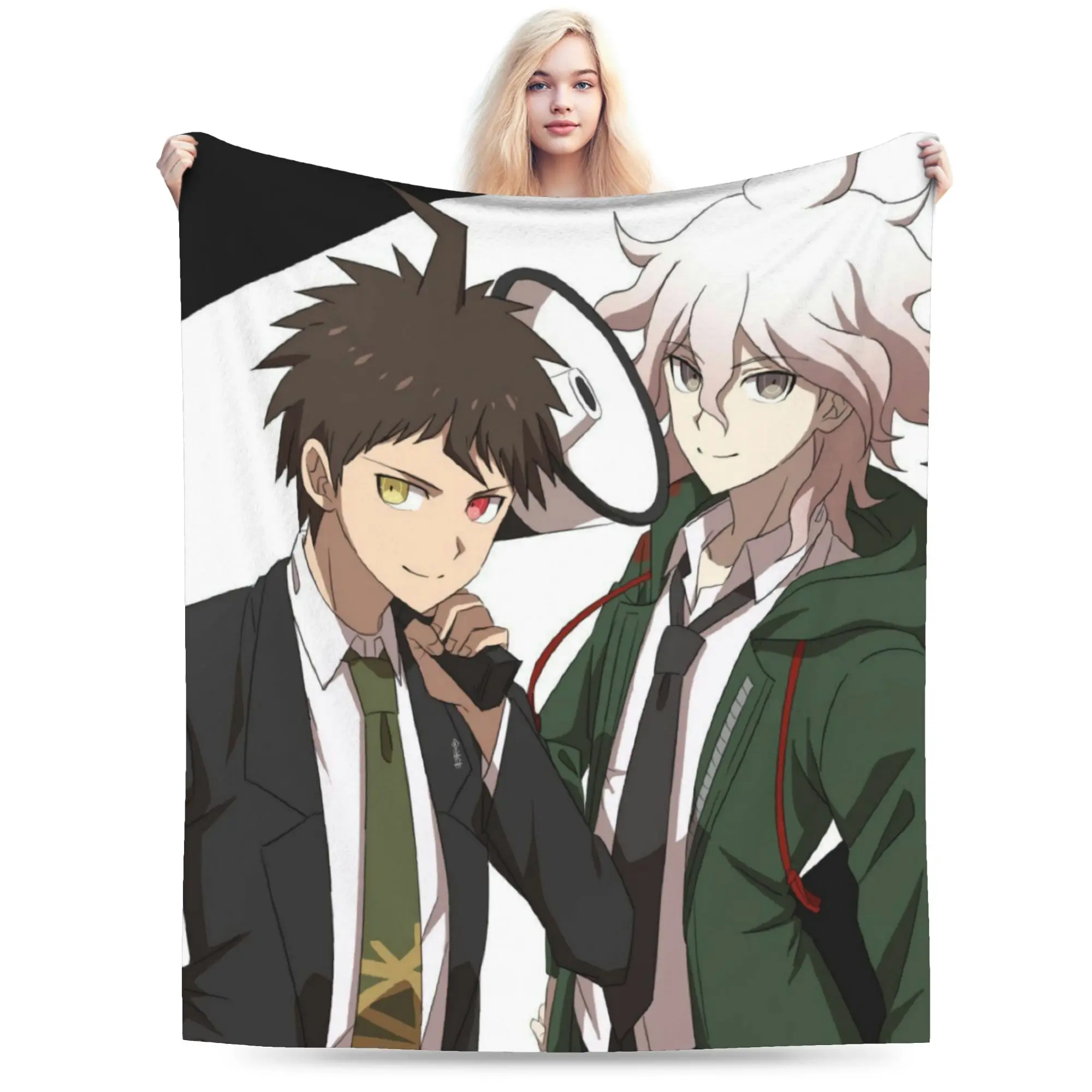Nagito Komaeda The Ultimate Blanket Ultra-Soft Velvet Cute Gift  Throw Blankets Bedspread