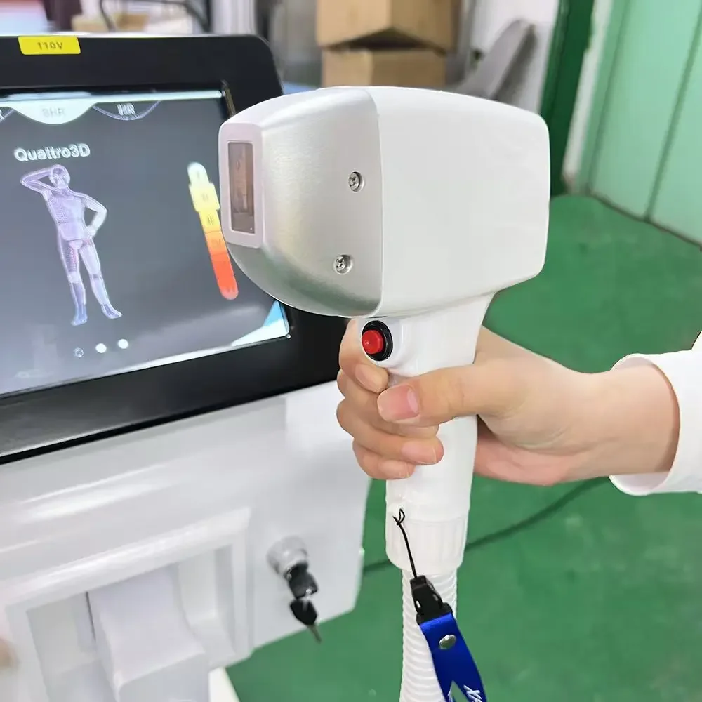 808 أجزاء مقبض آلة إزالة الشعر بالليزر ديود 50 مليون دورق