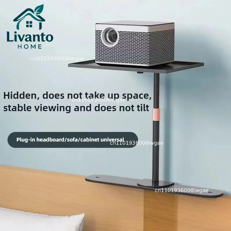 

360° Rotating Projector Stand Bedside or Desk Mount Wall Projector Holder for Home or Office Use Universal Fit Flexible Viewing