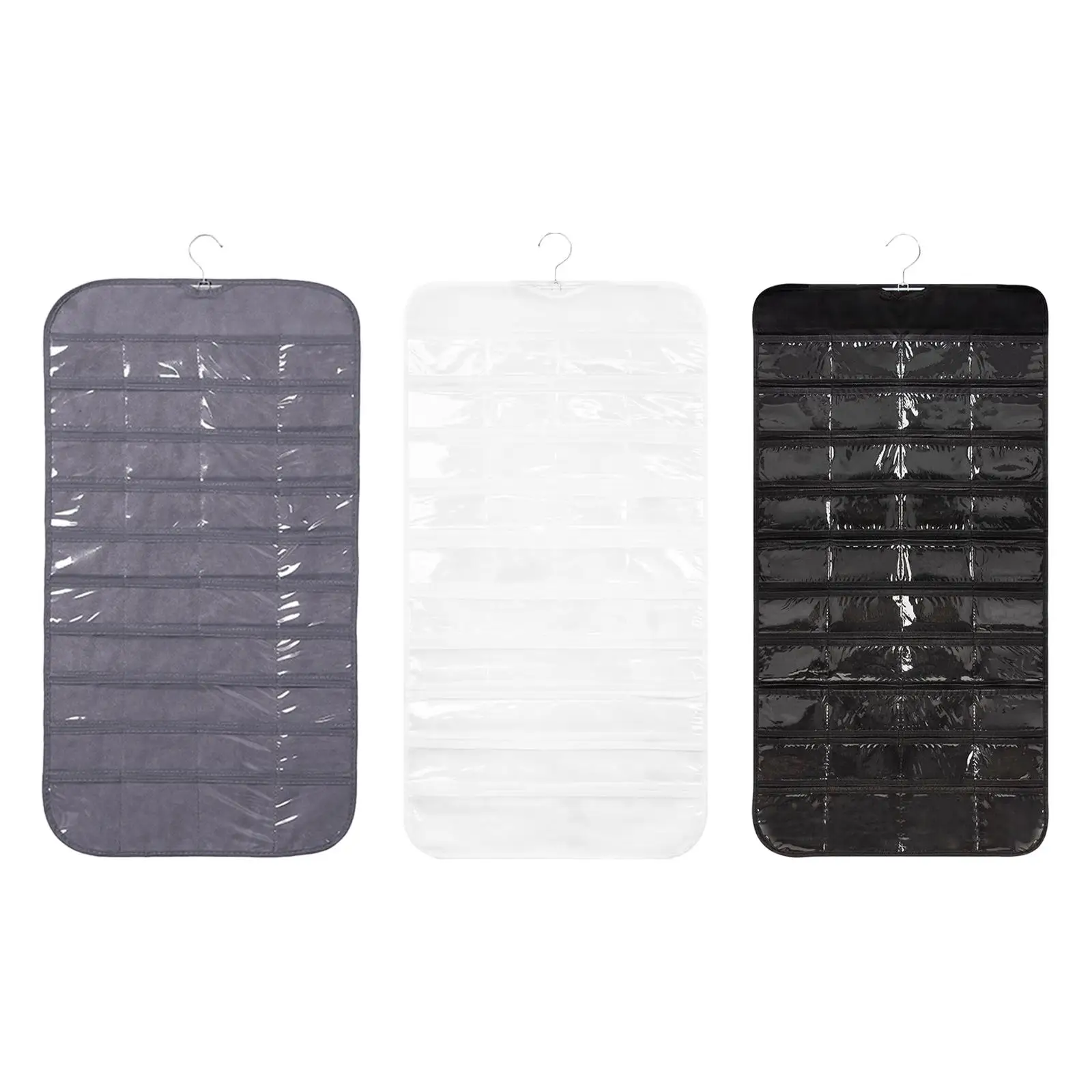 لعبة سيارة معلقة منظم 80 جيوب متعددة الأغراض تخزين منظم تخزين حامل للقلائد والأقراط باب خزانة غرفة النوم #1