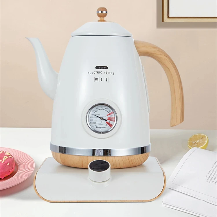 220V 1.7L 304 stainless steel electric water kettle for tea and coffee with temperature control