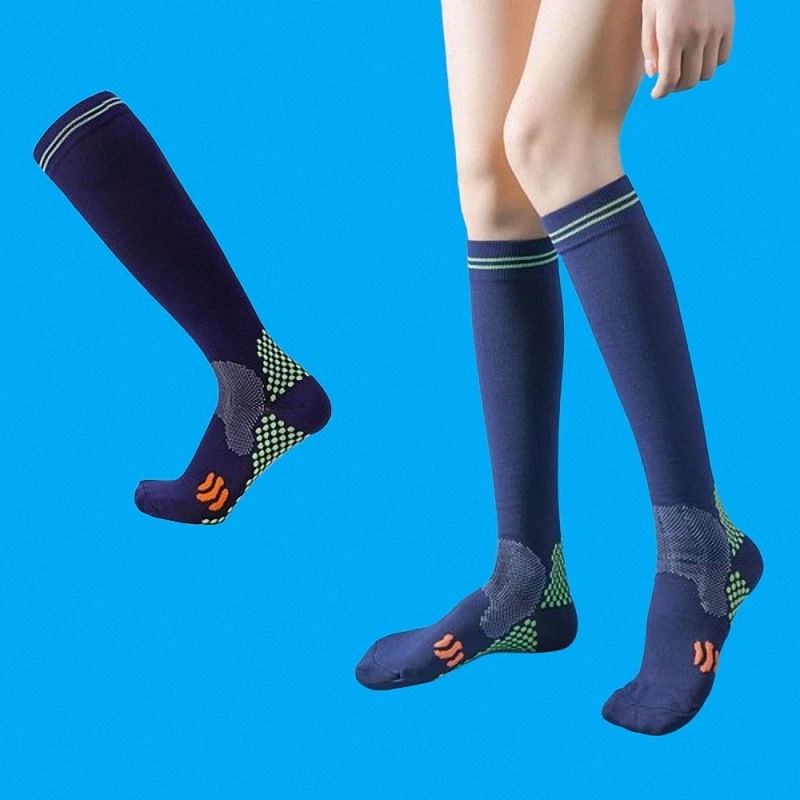 Chaussettes de sport d'intérieur décontractées pour hommes et femmes, yoga, tennis, énergie musculaire, mollet, chaussettes à sauter, fitness professionnel, 5/10 paires