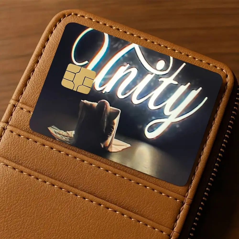 Unity J-Joost KleInS Singer Card Stickers Waterproof Film Skin Cover 4PCS Credit Debit Front Decoration Bank Pass 3d Sticker