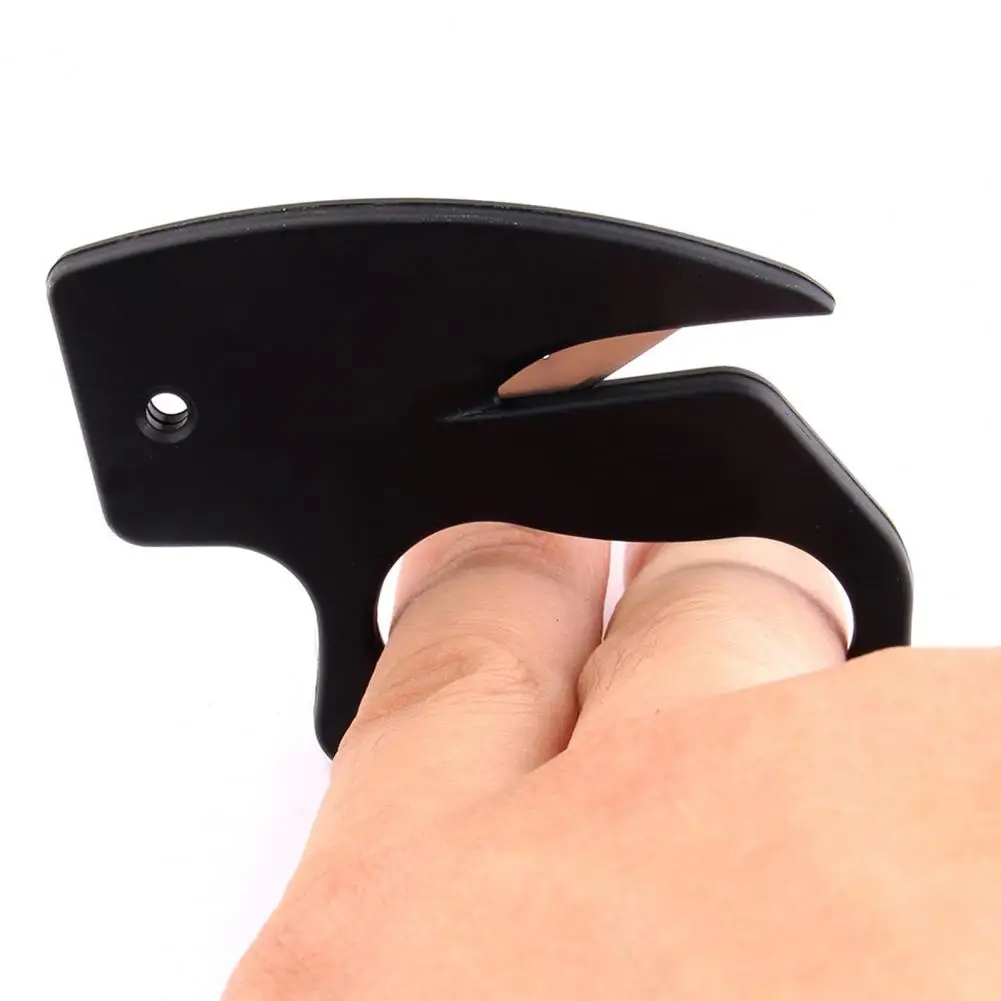 4Pcs Letter Opener Envelope Slitter Plastic Envelope Knife Stationery Cutter Black Mail Opener Wrapping Paper Cutter for Office