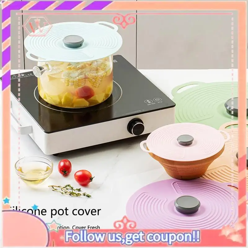 Upgraded Microwave Splash-Proof Cover Fresh-Keeping Cover Refrigerator Sealed Pot Cover Tableware Spill-Proof Cover Bowl Cover