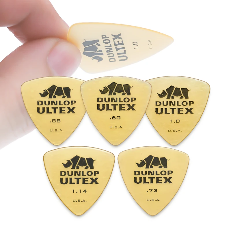 Dunlop Triangle Ultex Guitar Pick Plectrum 0.6/0.73/0.88/1.0/1.14mm Bass Acoustic Electric Classic Guitar Accessories 426R