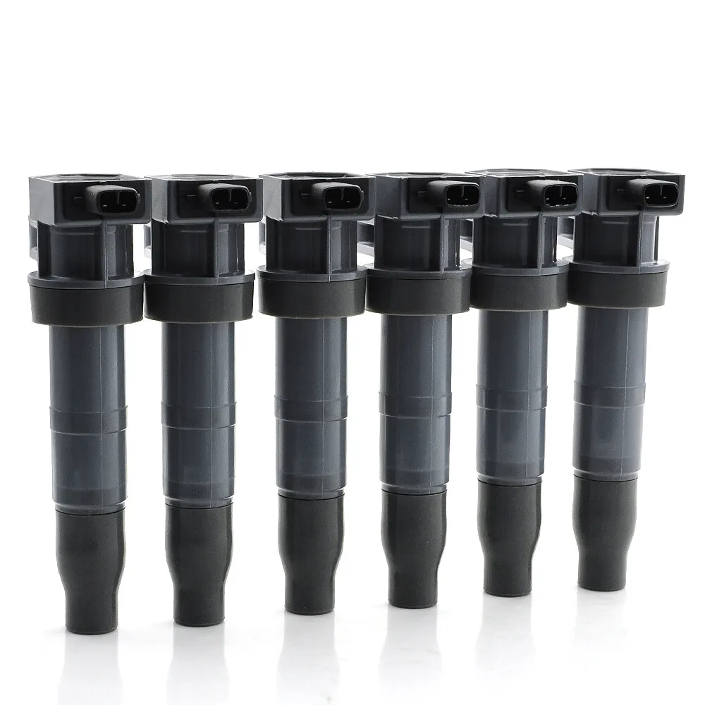 

6 Pack Ignition Coil & Iridium Spark Plug For Hyundai Santa Fe Kia Sorento UF546