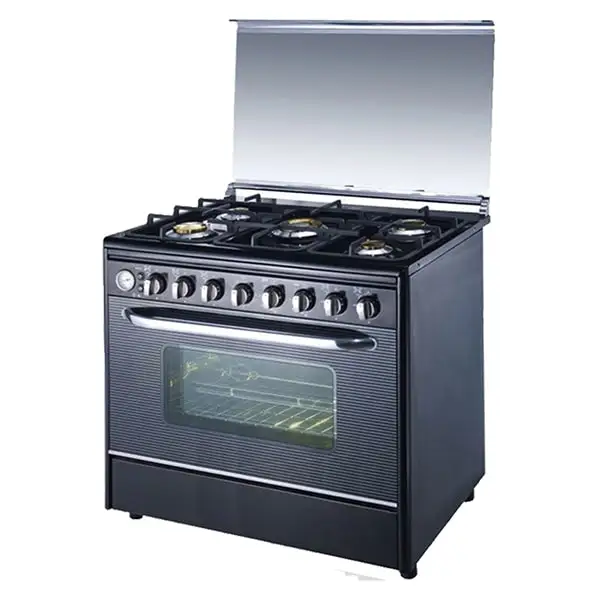 Professional Free Standing 5 Burner Kitchen Gas Range Stove Convection Gas Cooking Range Oven