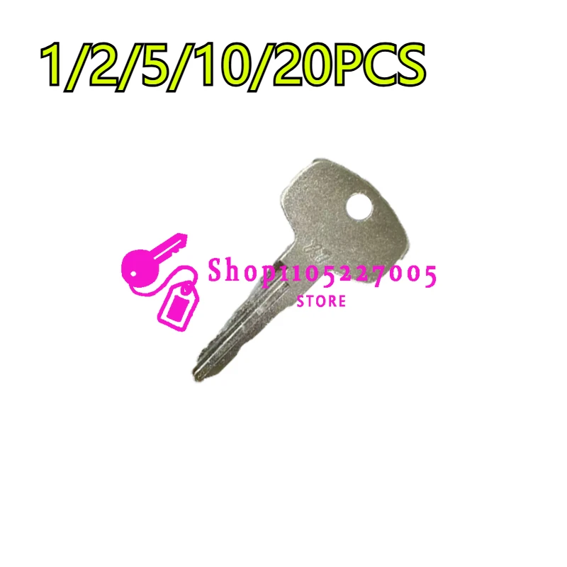 1/2/5/10/20PCS Toolbox Latch CH501 Toolbox Keys Compatible Heavy Equipment Replacement Key