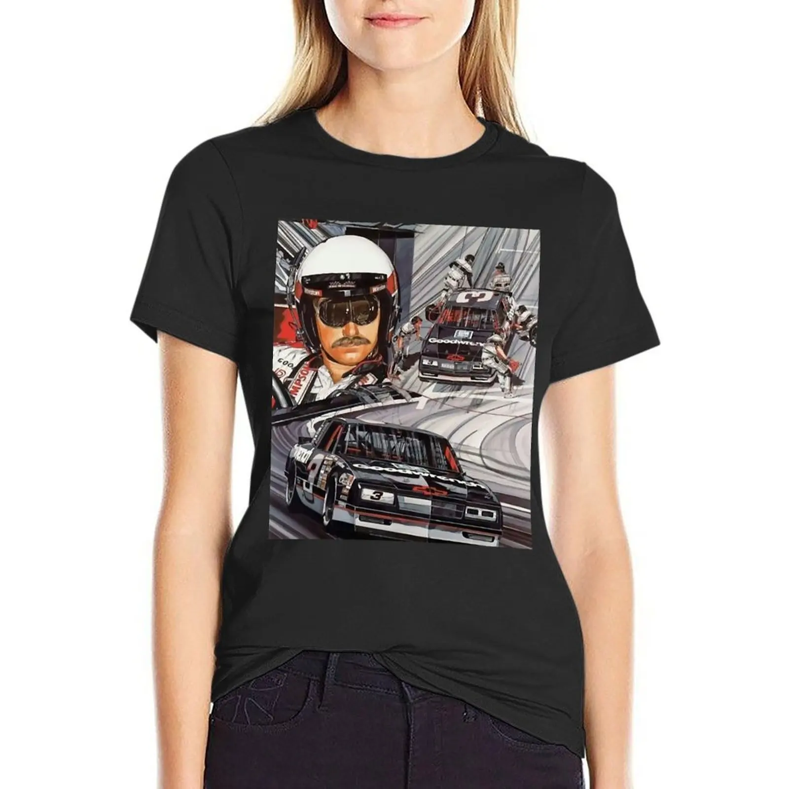 Dale Sport Earnhardt 1951 T-Shirt Dierenprint Shirt Voor Meisjes Dierenprint Schattige Kleding Western T-Shirt Jurk Voor Vrouwen