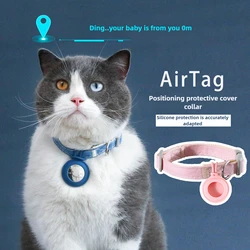 Anti-Loss Cat Collar and Leash Set with Airtag Tracker, Quick Release Adjustable Harness - Durable Reflective Outdoor Safety Gea