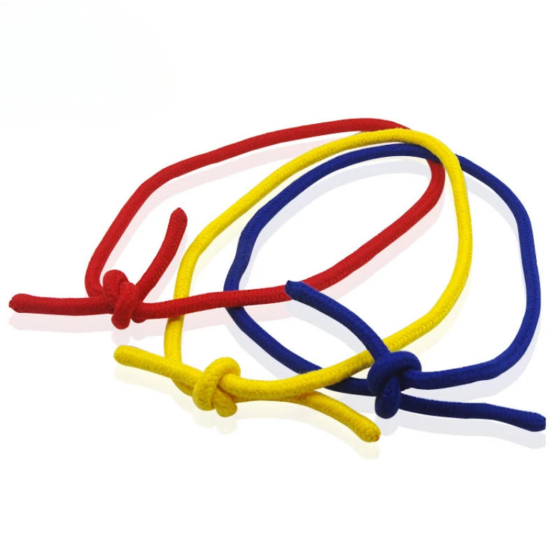 Three Color Linking Ropes Magic Trick Red Yellow Blue Props Close-Up Funny Professional Accessories
