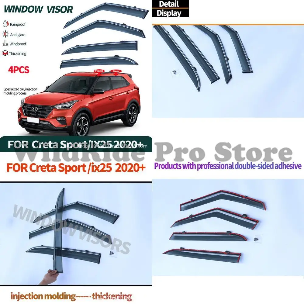 

1 set For Hyundai IX25 Rain Guard Side Window Deflector IX25 SU2 CRETA Window Visor