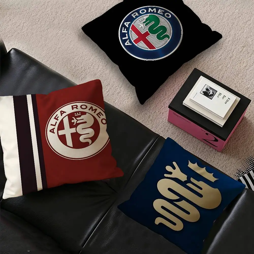 Hot Car A-Alfa Cool R-Romeoes Cushion Cover Polyester Sofa Cushions Decorative Throw Pillows Home Decoration Pillowcover