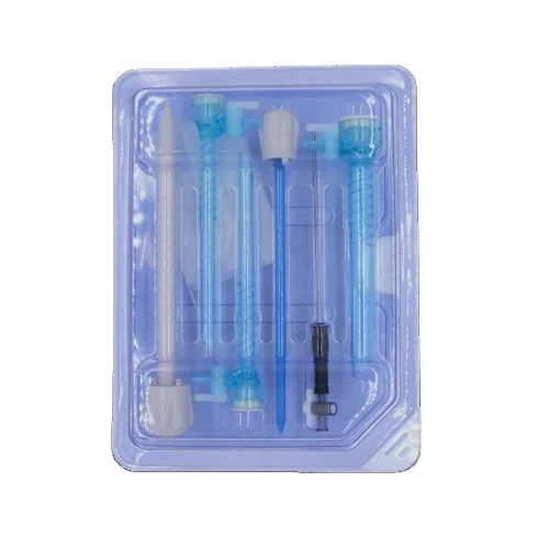 Disposable 5mm single-port trocar disposable device
