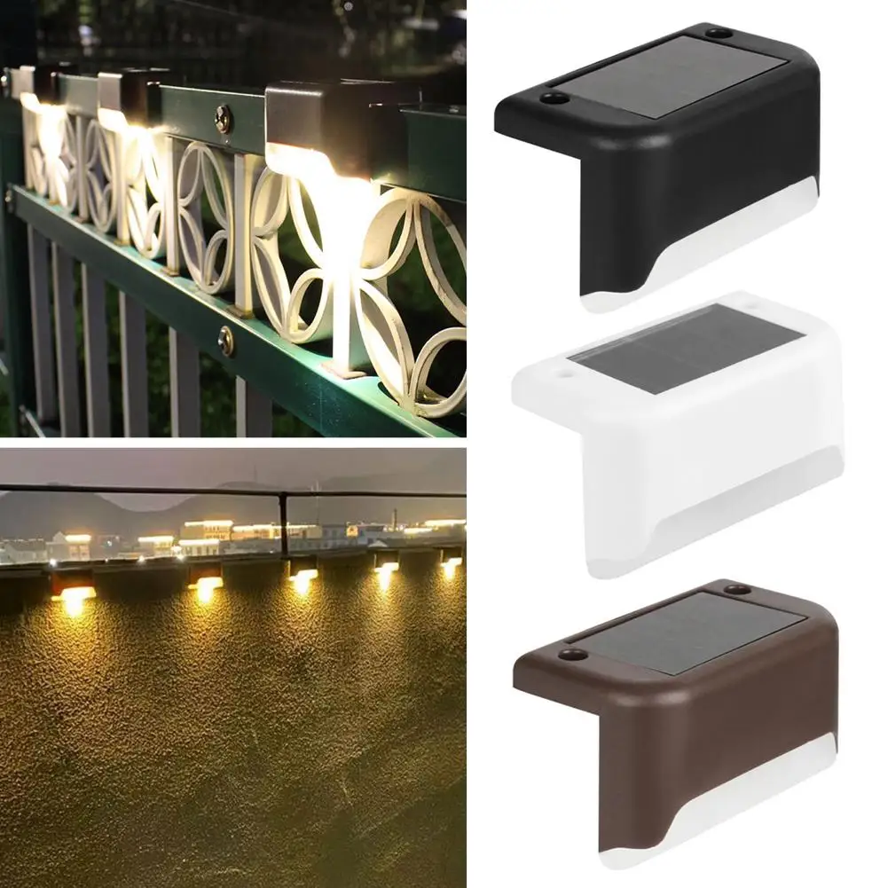 Outdoor Solar Staircase Light Courtyard Railing Decoration Landscape Energy-saving Lights Solar LED Waterproof Efficient Li H9I0