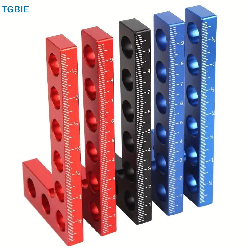 [TL]Durable 90 Degree Woodworking Pocket Square Gauge Aluminum Alloy Edge Marking Tool for Furniture Repair Work