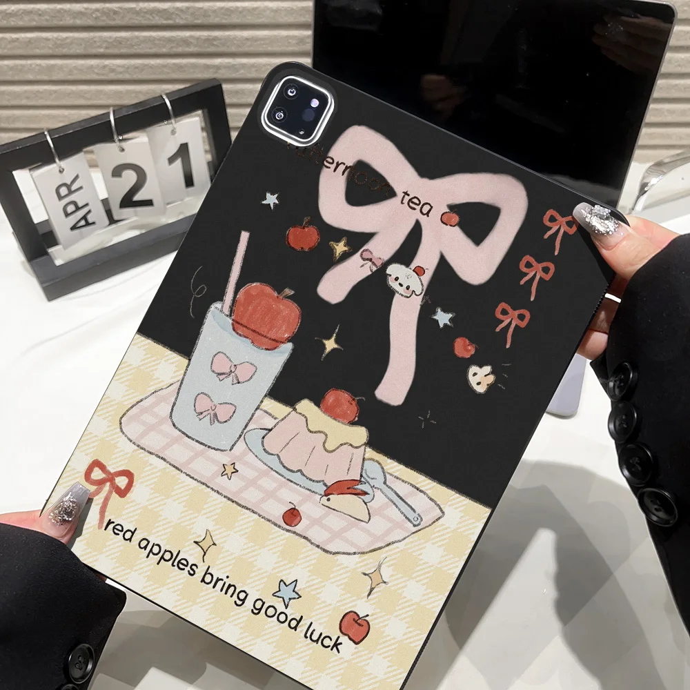 For Xiaomi Redmi Pad 2 9.7 2026 Cases Pad 2 Pro 12.1 K Pad 8.8 2025 SE 11 8.7 INS Bow-knot Silicone Tablet Protective Case Cover