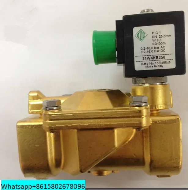 

Two normally closed solenoid valves 21H9KB180 in stock with 6 points AC220V DC24V brass screw thread