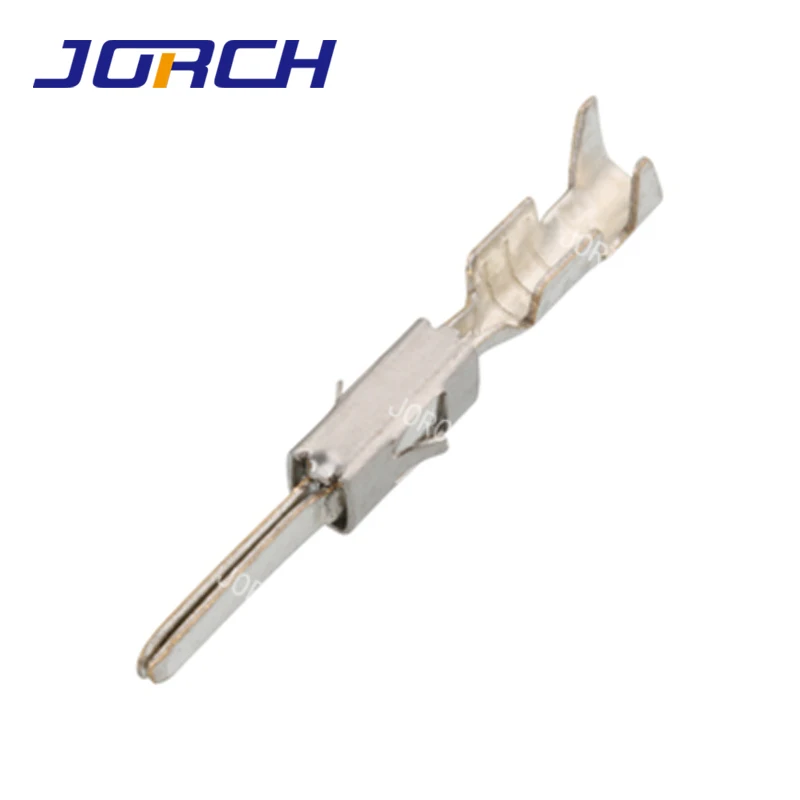 50pcs Male Tin Plated Wire Crimp Terminal Pin Repair Auto Spade Connector 969028-2 DJ615B-1.5x0.8A