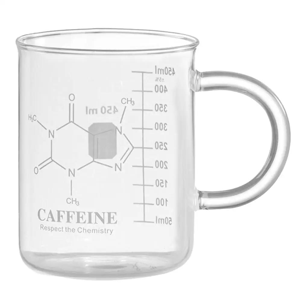 

Glass Coffee Measuring Cup High Transparency Precision Scale Temperature Resistant Beverage Mug Espresso Jug Kitchen Measuring