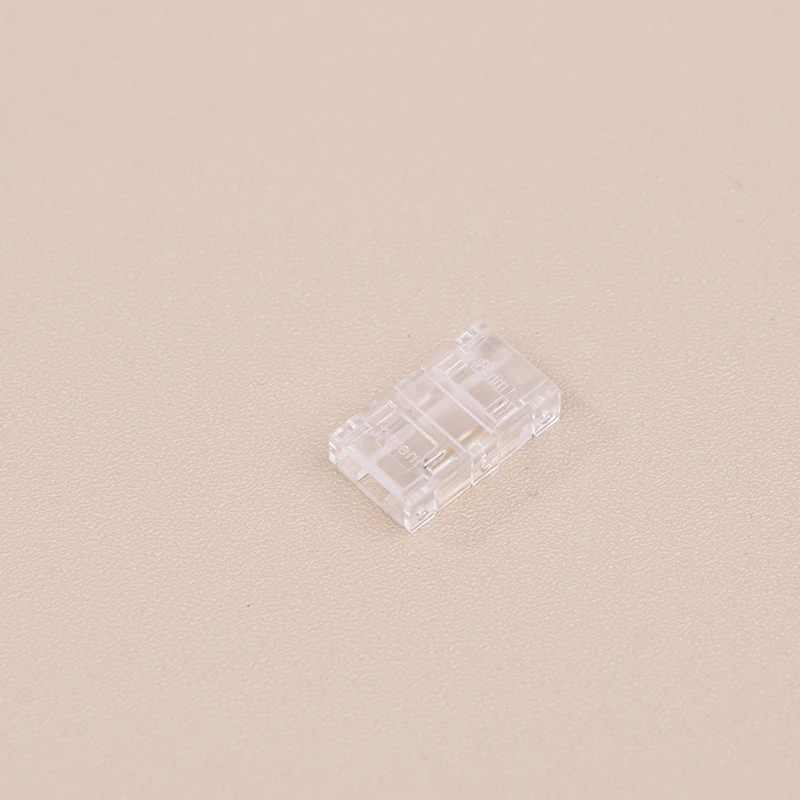 Conector de fio LED sem solda, mini fivela, FCOB, RGB, CCT, 2 pinos, 3 pinos, 4 pinos, sem área escura, 5mm, 8mm, 10mm Conexão