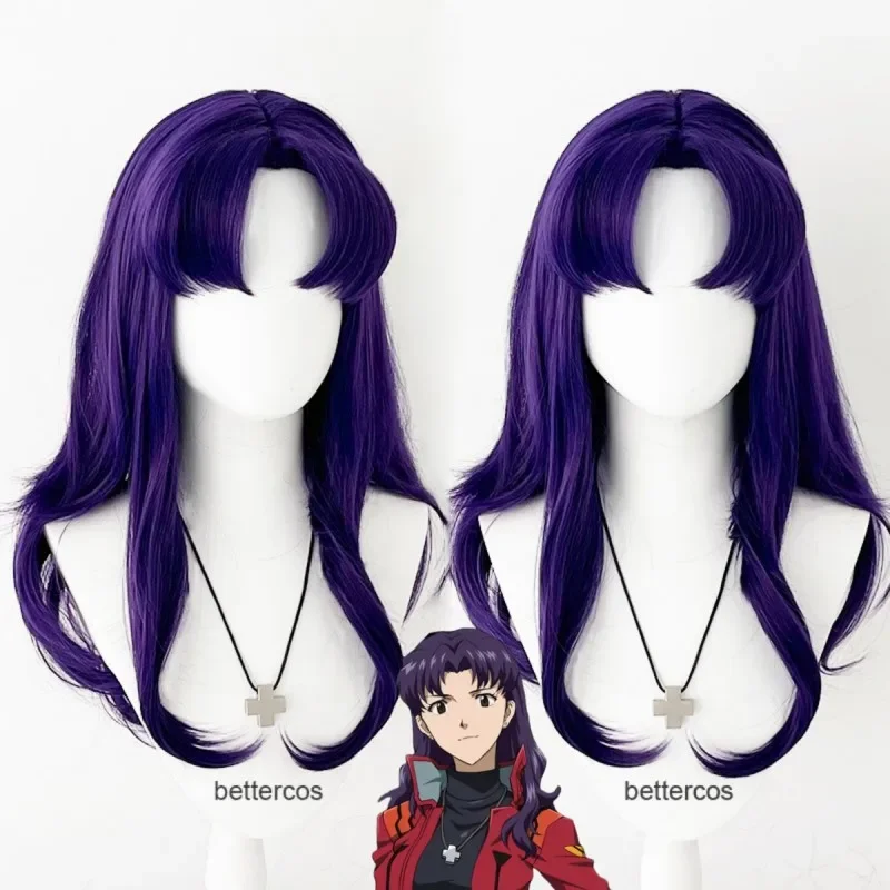 Anime Cosplay Wig purple Katsuragi cosplay wig women cute long hair Katsuragi cosplay withgs costume mitato wigs wig cap