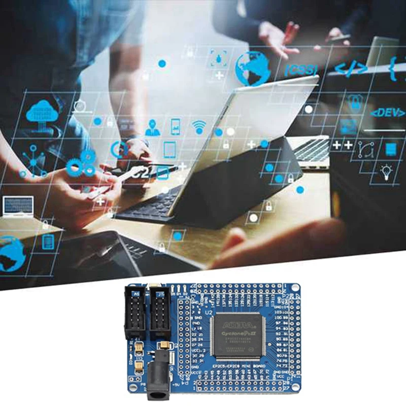 EP2C5T144 Development Board FPGA Learning Board Support Niosii Embedded CPU Development Blue Core Board For Cycloneii EP2C5T144