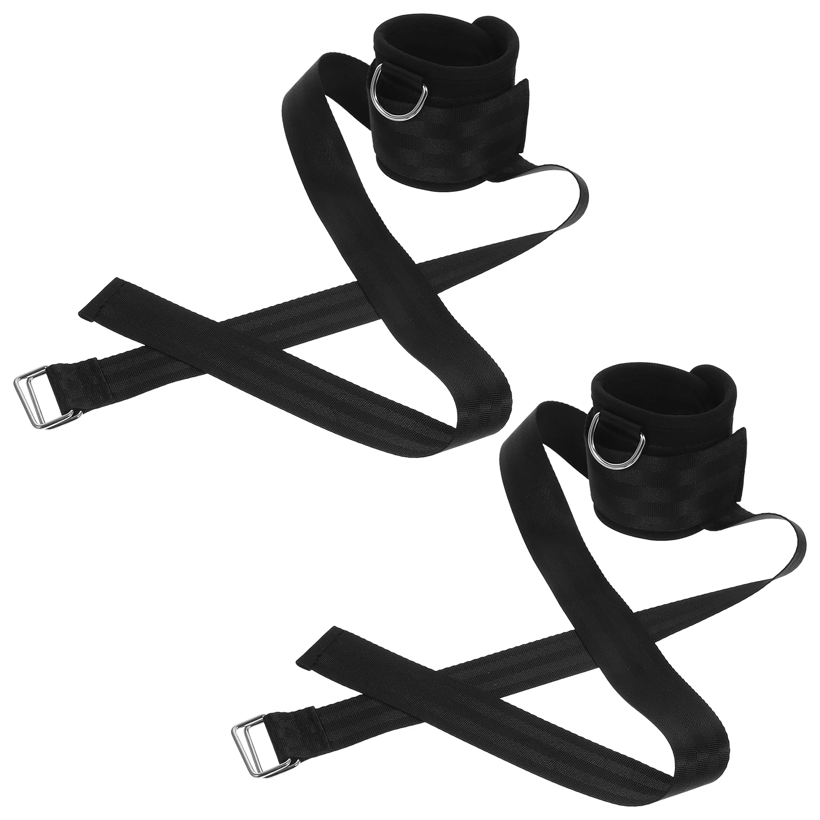 

2pcs Straps For Cable Machine Gym Ring Leg Strength Training Strap Adjustable Wear-Resistant Fitness Supply Ankle Cuffs Exercise