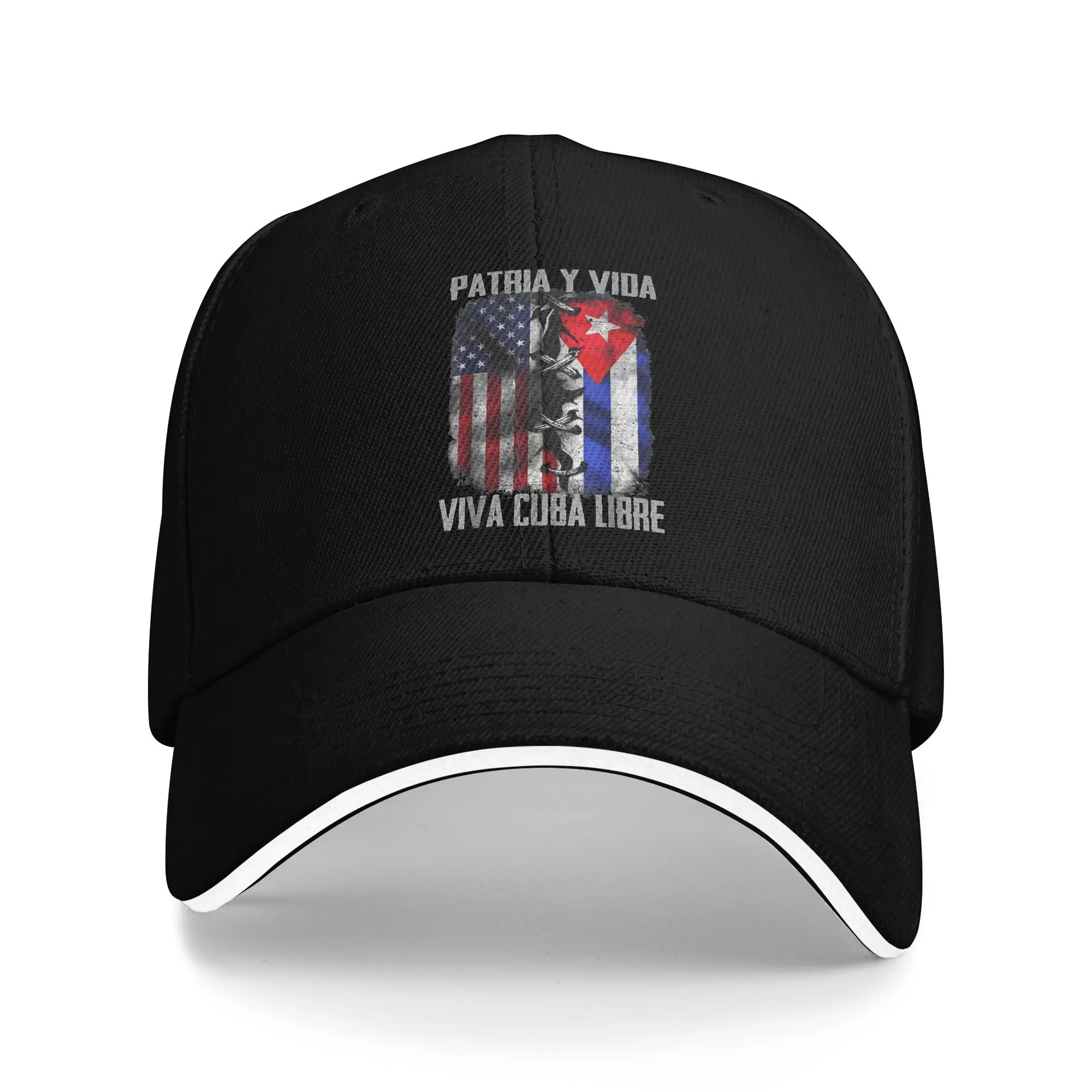 Women Men Patria Y Vida Viva Cuba Libre Cuban Flag Outdoor Hat Spring  Trucker Cap Casual Baseball Cap 2026 Sunscreen Hats