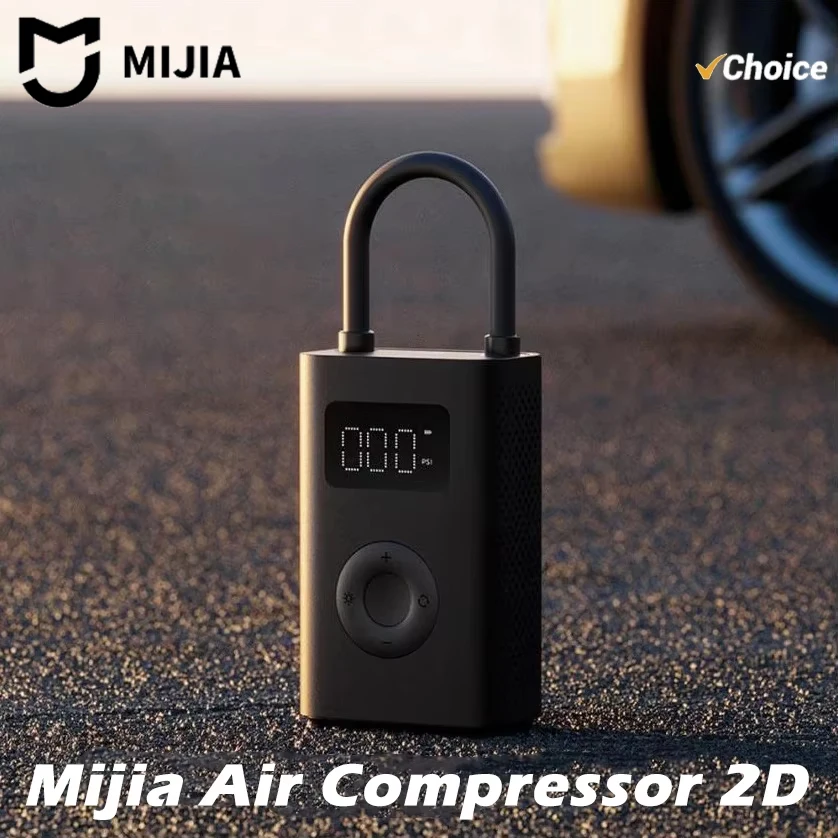 

Оригинальный компрессор MIJIA Air Pump 2D с увеличением скорости на 25%, миниатюрный портативный электрический насос, 150 PSI, Type-C, LED, многофункциональный инструмент для накачивания, CN