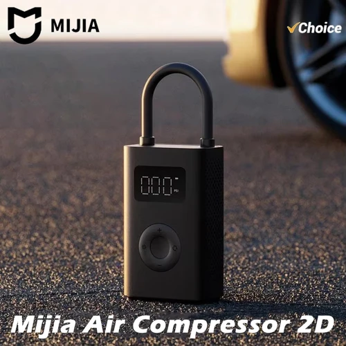 Nuevo Compresor de Aire Inflable MIJIA 2D 2000mAh, Inflador Portátil, Bomba de Aire 2D para Bicicleta, Coche, Motocicleta, Balón, CN