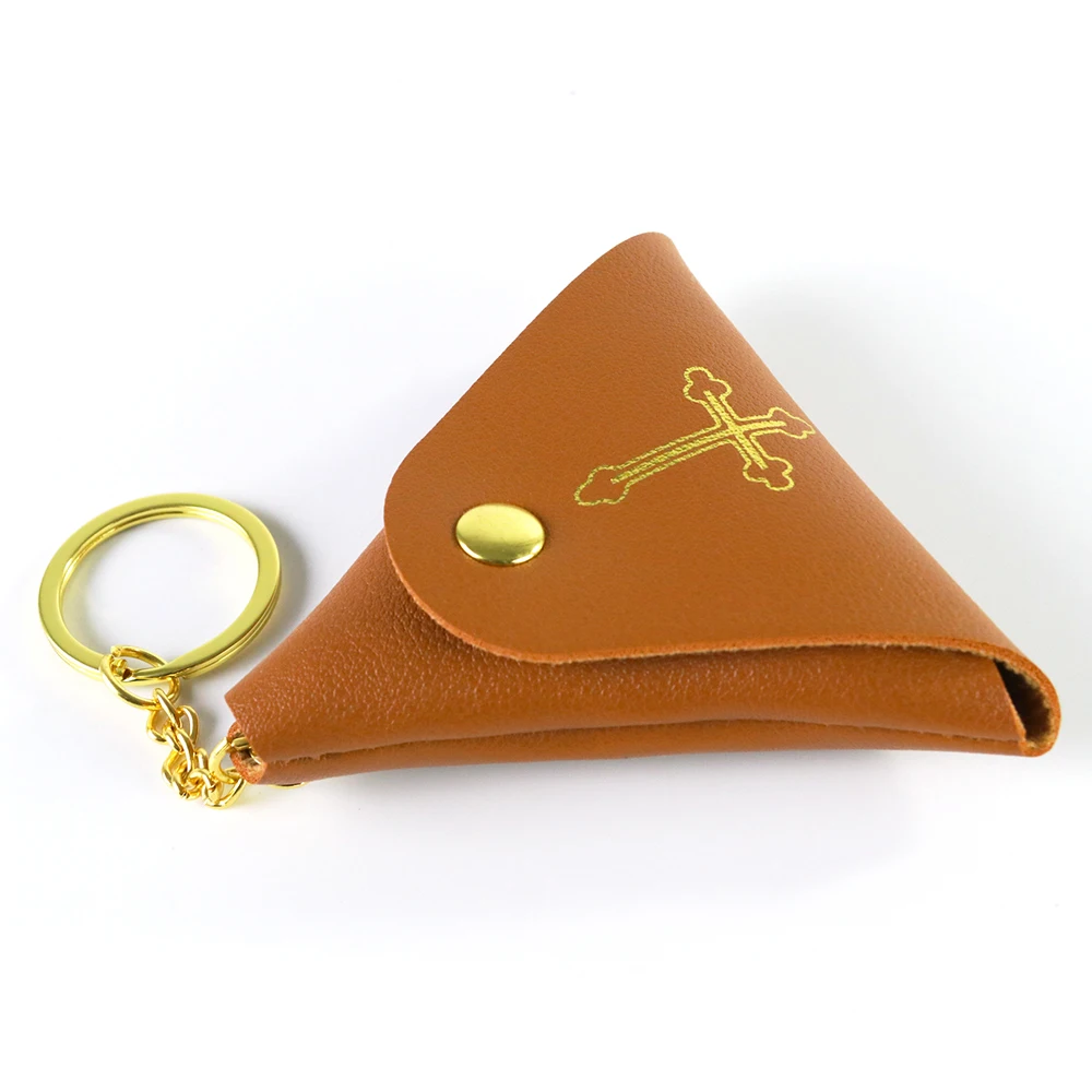 Mini Triangle Bag 1PC PU Leather Dice Pouch , for Gift Ideas Coin Purse Dice Storage Bags Board Games Accessories