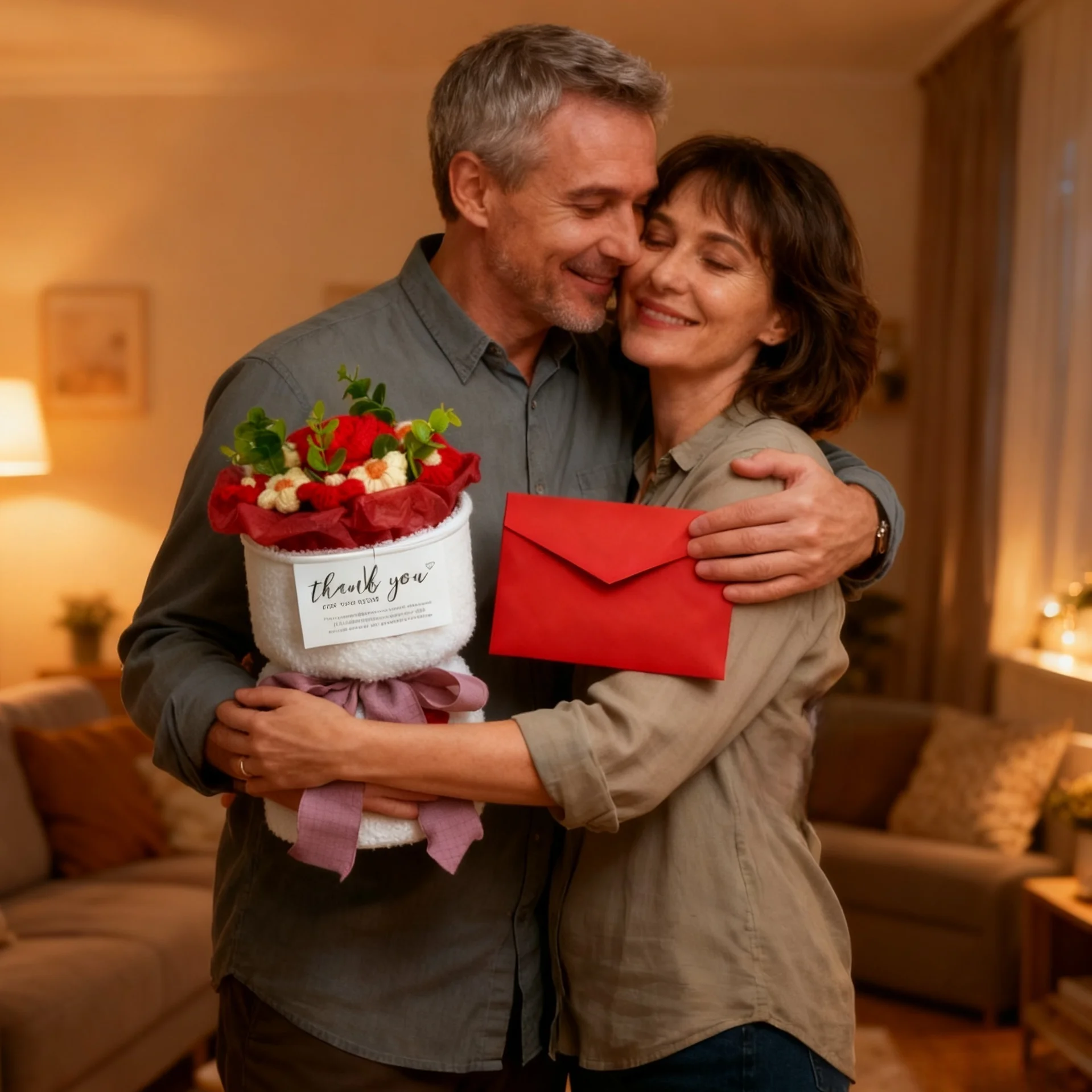 حروف مخصصة يمكنك صنعها بنفسك وزهرة محبوكة مقاس 25 سم، أفضل هدية لمحبيك والعائلة والأصدقاء في عيد الحب وعيد الميلاد #3